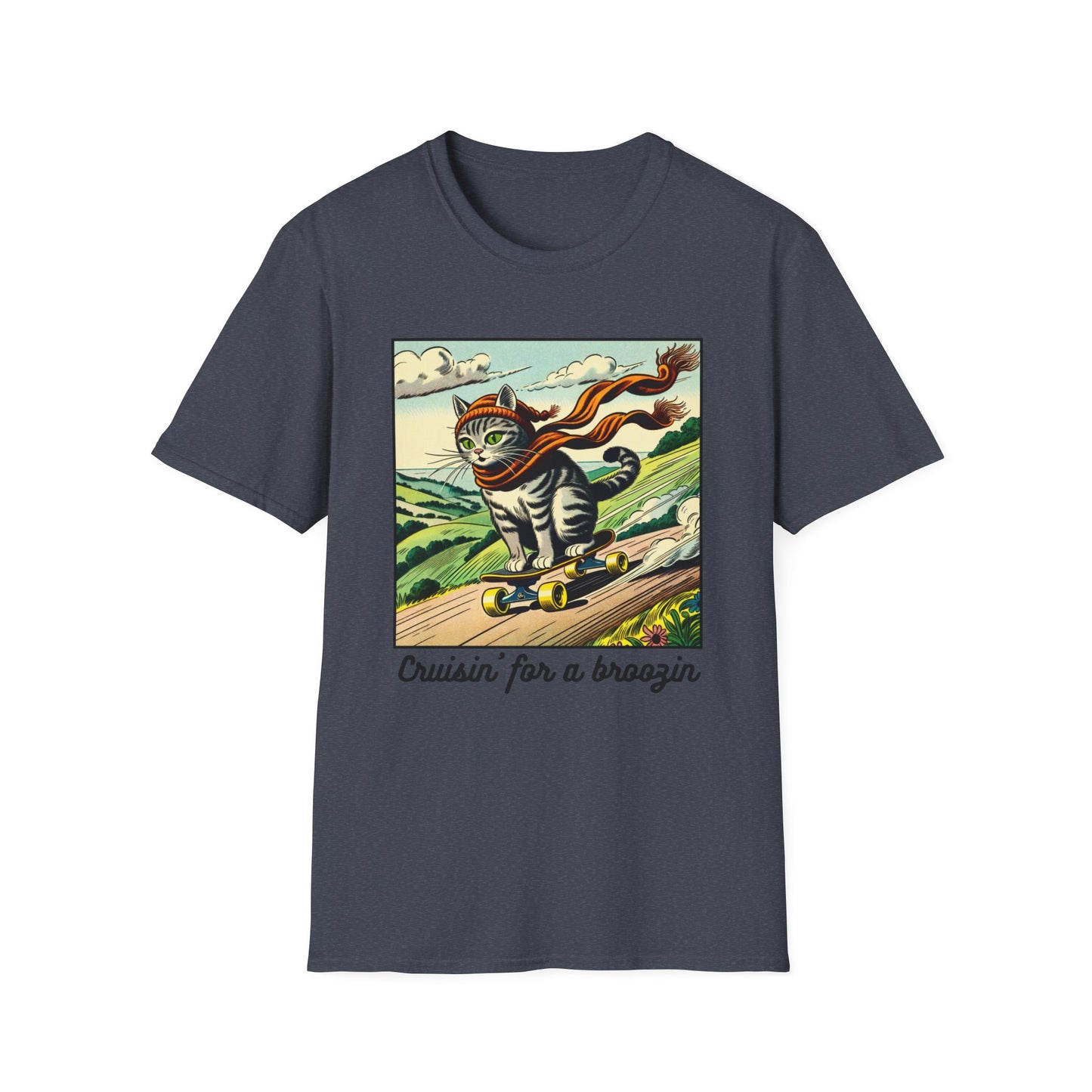 Skateboard Cat Unisex T-Shirt