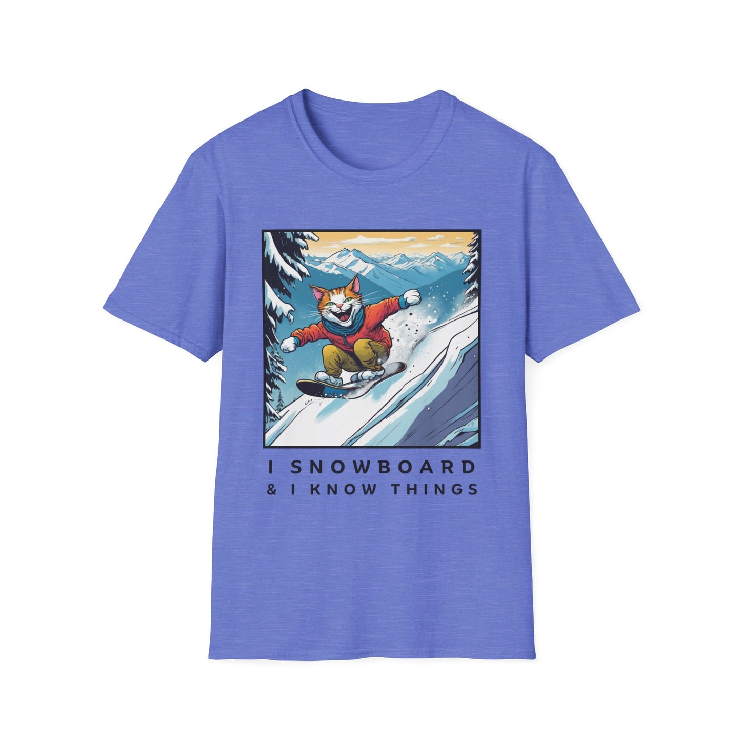 Snowboard Cat Unisex T-Shirt